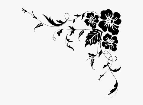 Veil Png Flower, Wedding Flower Veil Png, Flower Png Images Black And White, Flower Png Transparent Background, Png Top, Flower Border Transparent Background, Image Types, Instagram Icons, Hd Images