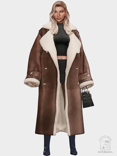 F a r f a l l a 🖤 Ts4 Jacket Cc, Trench Coat Sims 4 Cc, Sims 4 Outerwear, Sims4 Cc Jacket, Italy Old Money Aesthetic, Sims 4 Miu Miu, Sims 4 Girly Cc, Sims 4 Jacket, Italy Old Money