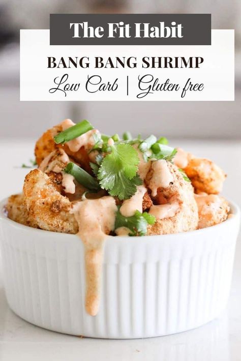 2b Mindset Meal Plan, Healthy Coconut Shrimp, Bang Bang Shrimp Recipe, Low Carb Shrimp Recipes, Fried Shrimp Recipes, Keto Seafood, Bang Bang Shrimp, 2b Mindset, Shrimp Recipes Healthy