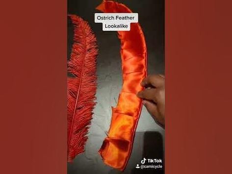 Feather Tutorial using Ribbon | Nandu Feather | DIY | Recycled Crafts | Animal Alternatives - YouTube Diy Recycled Crafts, Feather Tutorial, Ribbon Feather, Phoenix Costume, Feather Crafts Diy, Feather Diy, Carnival Costume, Feather Crafts, Costume Diy