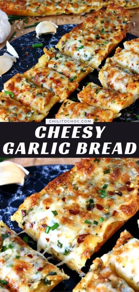 Garlic Bread In Air Fryer, Bread In Air Fryer, Cheesy Garlic Bread Recipe, Homemade Garlic Bread, Garlic Bread Recipe, Air Fryer Oven Recipes, Cheesy Garlic Bread, Cheesy Bread, Bread Appetizers