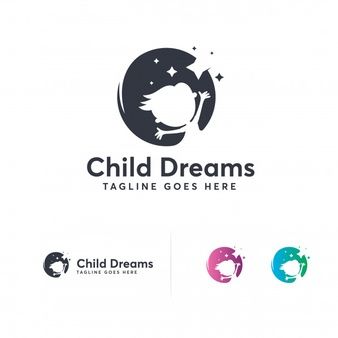 Kids Logo Brand, 손 로고, Preschool Logo, Daycare Logo, Baby Logo Design, Toys Logo, Dream Logo, Abstract People, Learning Logo