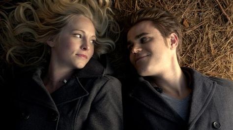 'The Vampire Diaries' just released the trailer for the next episode! Caroline And Stefan, Tvd Ships, Stefan Caroline, Stefan And Caroline, Michael Trevino, Vampire Diaries Stefan, Candice King, Candice Accola, Vampire Diaries Seasons