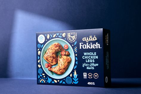 Fakieh Poultry – Packaging Of The World Ready Meal Packaging Design, Food Sticker Design Packaging Ideas, Fresh Food Packaging, Fish Packaging, Fresh Logo Design, Veggie Nuggets, Frozen Food Packaging, Frozen Chicken Wings, Rice Packaging