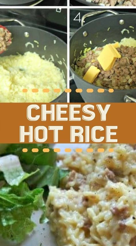 Velveeta Rice, Hot Rice Recipe, Lipton Chicken Noodle Soup, Velveeta Cheese Sauce, Sausage And Rice Casserole, Rice Sides, Gluten Free Sausage, Sausage Rice, Holiday Side Dish