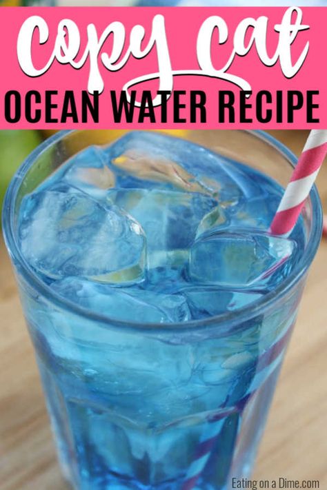 Does your family love the Ocean Water drink from Sonic like my family? We do! this copy cat Sonic Ocean water recipe is so easy to make at home! Sonic Ocean Water Recipe, Ocean Water Recipe, Ocean Water Drink, Sonic Ocean Water, Thanksgiving Timeline, Alcholic Drinks, Summer Drink Recipes, Kid Drinks, Water Drink