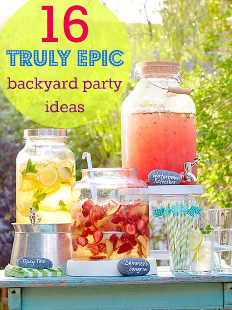 Your Summer Parties Just Reached Legendary Status Soirée Bbq, Backyard Party Ideas, Backyard Bbq Party, Bar A Bonbon, Fiesta Tropical, Spring Party, Summer Entertaining, Beltane, Bbq Party