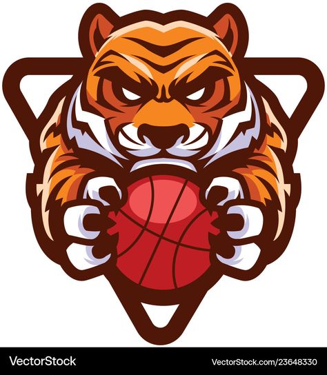 Tiger Basketball, Basketball Mascot, Team Mascots, Transparent Png, High Res, Png Images, Adobe Illustrator, Print On Demand, Vector Images