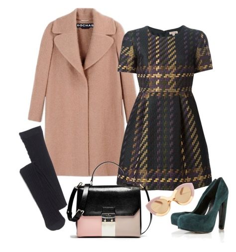 "Stylish winter" by anchilly23 ❤ liked on Polyvore featuring Rochas, P.A.R.O.S.H., Madewell and Karen Walker Winter Dresses With Tights, Karen Walker Fashion, Dresses With Tights, Winter Polyvore, Mode Gossip Girl, Casual Classy Outfits, Chique Outfits, Dresses Outfits, Best Outfits