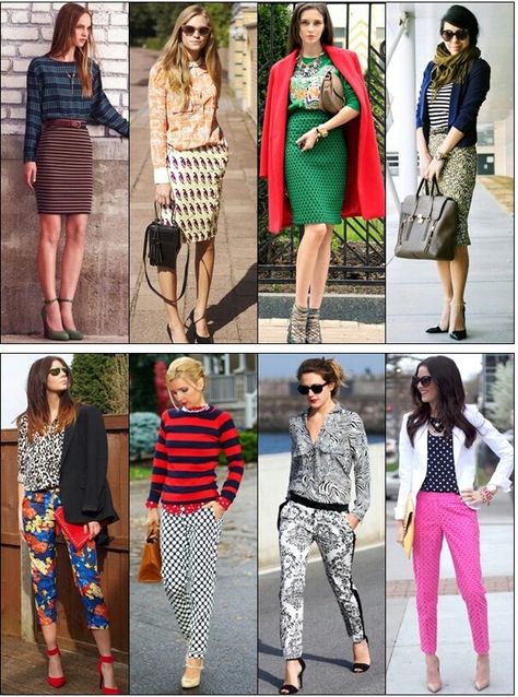 * Mixing Patterns Fashion, Mixed Prints Outfit, Pattern Mixing Outfits, Mixing Prints Fashion, Contrast Outfit, Print Mixing, Mixing Patterns, Pattern Outfits, Mixed Prints