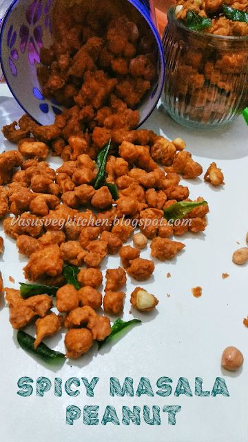 Vasusvegkitchen: Spicy Masala Peanuts, Masala Groundnuts, masala coated fried peanuts Masala Peanuts Snacks, Peanut Masala Recipe, Masala Peanuts Recipe, Fried Peanuts Recipe, Peanut Masala, India Recipes, Peanut Snack, Regional Recipes, Masala Fries