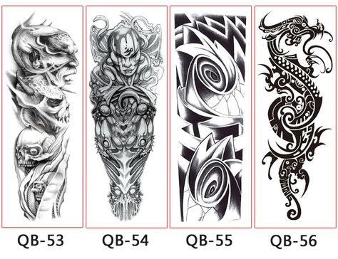 Fake Tattoo Sleeves, Large Temporary Tattoos, Full Sleeve Tattoo Design, Full Arm Tattoos, Flower Tattoo Arm, Hawaiian Tattoo, Full Body Tattoo, Full Sleeve Tattoos, Arm Sleeve Tattoos