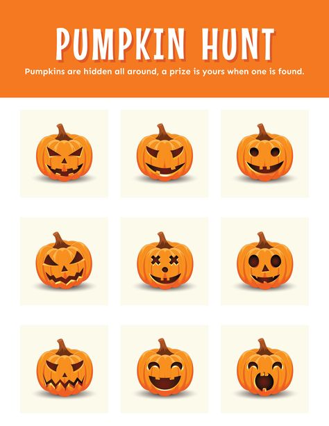 This fun pumpkin hunt game is one of the best fall party games (or even Halloween games). It's fun for all ages from kids to adults! Party Food Sides, Pumpkin Hunt, Kid Holiday Games, Fall Party Games, Diy Diaper Cake, Fall Parties, Disneyland Food, Best Party Food, Fun Pumpkins