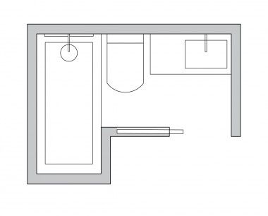 L-shaped Bathroom Layout Bathroom Layout Ideas Floor Plans, L Shaped Bathroom, Bathroom Layout Ideas, Ideas Baños, Small Bathroom Layout, Bathroom Layouts, Bathroom Floor Plans, Bathroom Small, Bad Inspiration