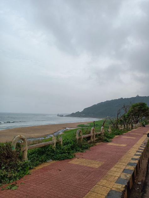 Visakhapatnam beach Visakhapatnam Beach, Visakhapatnam, Summer 2024, Places To Visit, Country Roads, Wallpapers, Road, Collage, Quotes