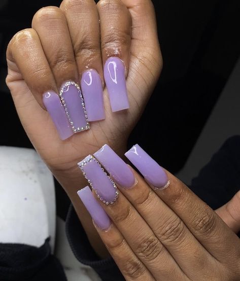 Acrylic Nails Purple Butterfly, Purple Tapered Square Nails, Lavender Butterfly Nails Acrylics, Acrylic Nails Purple Lavender Butterfly, Pink And Purple Butterfly Acrylic Nails, Butterfly Nail Designs, Baby Pink Nails, Purple Acrylic Nails, Cute Toe Nails