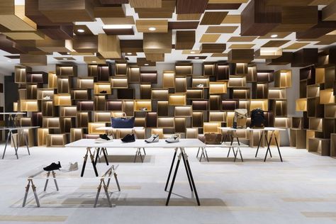 © Takumi Ota Siam Discovery, Nendo Design, Retail Design Display, Clothing Store Design, Retail Concepts, Social Housing, Retail Interior, Interior Projects, Meeting Room