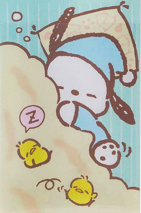 Pochacco Medium Widget, Sanrio Characters Pochacco, Sanrio Pochacco Wallpaper, Pochacco Sleeping, Pochacco Aesthetic, Wallpaper Cute Kawaii, Pochacco Wallpaper, Paper Flower Printable Templates, Wallpaper Sanrio