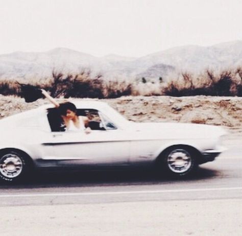 Imagen insertada White Mustang Aesthetic, Mustang Aesthetic, Road Trip Aesthetic, White Mustang, Trip Aesthetic, Vintage Mustang, Arts Management, Sofia Coppola, Old Soul