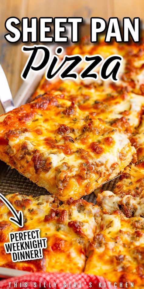 Pizza Dips, Sheet Pan Pizza, Homemade Italian Sausage, Best Homemade Pizza, Easy Homemade Pizza, Pizza Recipes Easy, Pizza Flavors, Pizza Recipes Homemade, Frozen Pizza