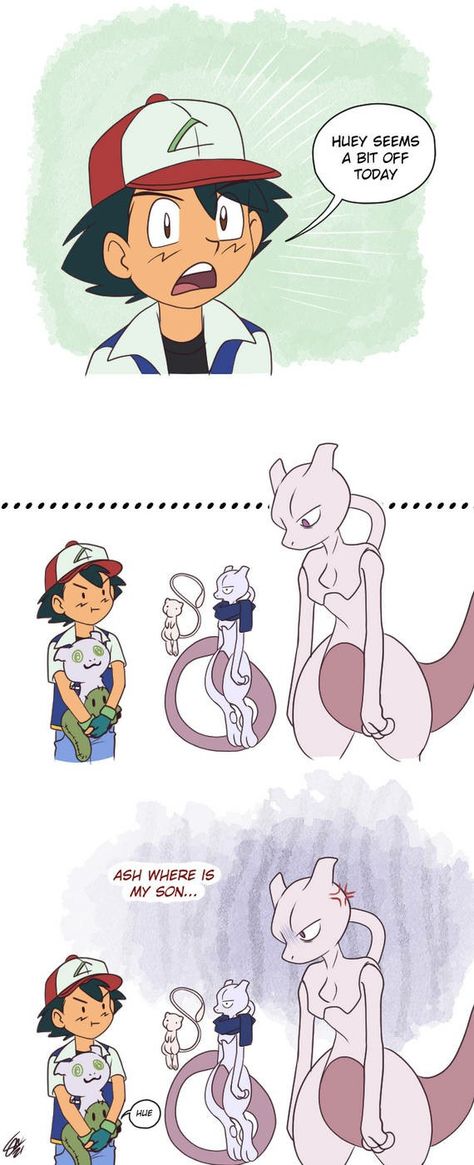 Yveltal Art, Mewtwo Comic, Mew And Mewtwo, Pokemon Alola, Mew Mew, Pokemon Ships, Pokemon Images, Pokemon Stuff, Pokemon Comics