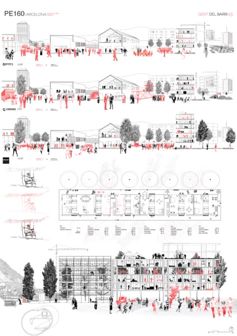 BARCELONA, Spain. SPECIAL MENTION: Presentation Board Design, Urban Design Diagram, Urban Design Graphics, Architecture Panel, Architecture Presentation Board, Presentation Boards, Architecture Concept Diagram, Architectural Presentation, Architecture Board