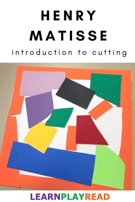 Matisse Art Projects For Kids, Matisse Art Project, Famous Artists For Kids, Henry Matisse, Montessori Art, Art Projects For Teens, Art Projects For Adults, Toddler Art Projects, Art Projects For Kids