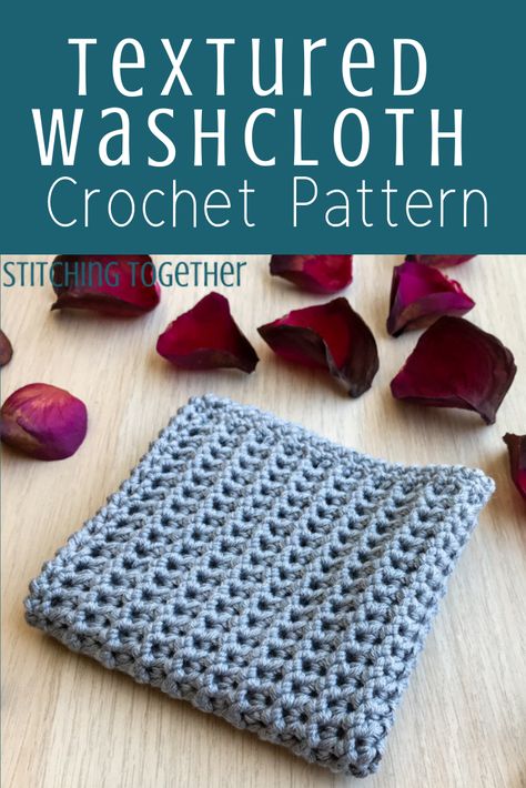 Valentines Crochet Ideas, Crochet Dishtowel, Crochet Home Decor Ideas, All Free Crochet Patterns, Crochet Washcloth Free Pattern, Crochet Washcloth Free, Crochet Washcloth Pattern, Bath Items, Pretty Crochet