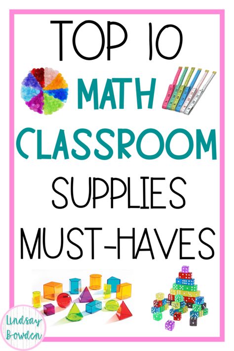 This top 10 math manipulatives list is what every math teacher needs in their classroom! These are useful for middle and high school. No. 4 is my favorite! Secondary Math Classroom, Bingo Card Generator, Teaching Hacks, Free Bingo Cards, Elementary Math Classroom, Geometry Activities, School Algebra, Middle School Math Classroom, High School Activities