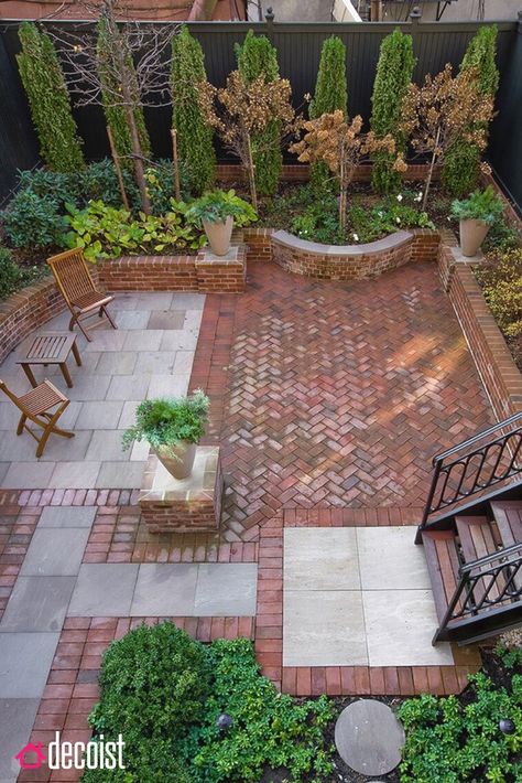 20 Charming Brick Patio Designs Patio House Ideas, Brick Patio, Small Patio Garden, Landscape Designs, Have Inspiration, Brick Patios, Salalah, Small Backyard Patio, Paver Patio