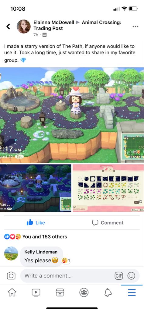 Acnh Star Path Designs, Animal Crossing Star Path, Starry Path Acnh, Star Path Acnh, Acnh Star Path, Animal Crossing Stars Path, Anch Codes, Kawaii Island, Acnh Kidcore