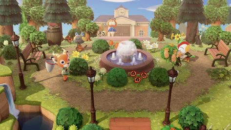 Animal Crossing Island Ideas, Resident Services, Farm Village, Animal Crossing Guide, Spooky Trees, Animal Crossing Wild World, Animal Crossing Villagers, New Animal Crossing, Island Ideas