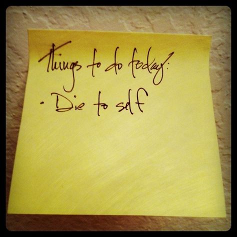 What if this was on our to-do list every day? Mulling over a message by John Piper to our church recently. Die To Self, Walk In The Spirit, Things To Do Today, True Things, In Christ Alone, Christian Love, Powerful Words, Note To Self, Word Of God