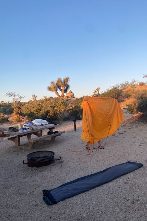 packing up camp at jumbo rocks campground, joshua tree national park, california Camping Joshua Tree, Joshua Tree Camping, Tree Camping, 2024 Travel, Camping Aesthetic, Joshua Tree National Park, Pack Up, 2025 Vision, Joshua Tree