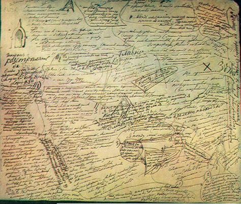 Dostoevsky's manuscript. He had actual hypergraphia, a behavioral condition caused by Geschwind syndrome/temporal lobe epilepsy. Book Works, Fyodor Dostoyevsky, Writers And Poets, Sketch Notes, Writers Write, Book Writer, Handwritten Letters, Read News, Artist Books