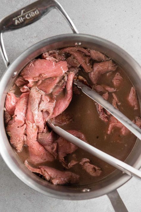 Deli Meat French Dip Sandwich, Recipes Using Au Jus Gravy, Prime Rib Dip Sandwich, Deli Roast Beef French Dip Sandwich, Beef Au Jus Recipe French Dip Sandwiches, Prime Rib Sandwich French Dip, Deli Roast Beef Recipes Dinners, French Dips With Deli Roast Beef, French Dip Sandwich With Deli Meat