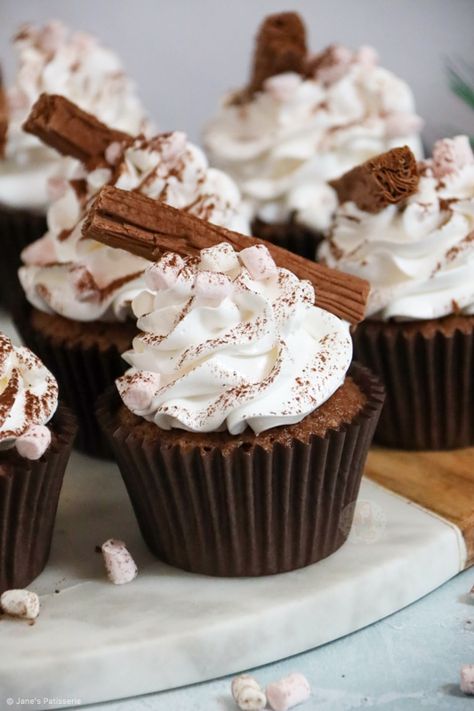 Hot Chocolate Cupcakes - Jane's Patisserie