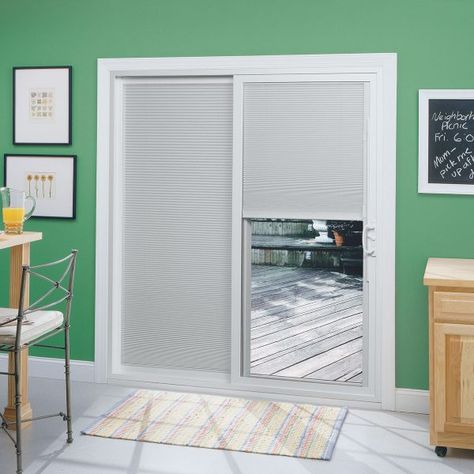 BBG Patio Door Interior Double Sliding Patio Doors, Insulated Blinds, Textured Glass Door, Atrium Windows, Double Patio Doors, Patio Door Blinds, Sliding Patio Door, Sliding Doors Exterior, Double Doors Interior