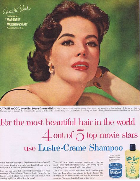 gallery photo Lux Soap, Female Movie Stars, Beauty Salon Decor, Natalie Wood, Beauty Ad, Vintage Cosmetics, Vintage Makeup, Top Movies, Vintage Advertisement