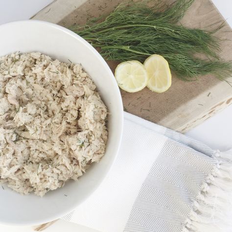 LEMON DILL TUNA SALAD  — Living With Landyn Dill Tuna Salad, Whole Foods Recipe, Living With Landyn, Dill Recipes, Lemon Dill, Tuna Salad Recipe, Tooth Enamel, Tuna Salad, Whole Foods