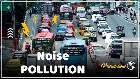 Free Noise Pollution Google Slides Themes - MyFreeSlides Noise Pollution Pictures, Sound Pollution, Pollution Pictures, Pollution Environment, Class 9, Noise Pollution, Water Pollution, Notes Inspiration, Sound Absorption