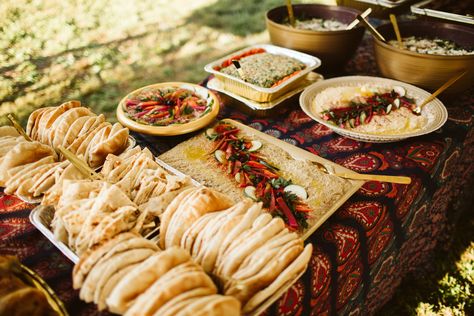 Mediterranean Food Bohemian Wedding Pagan Wedding Food, Bohemian Party Food, Wedding Mediterranean Food, Wedding Food Mediterranean, Mediterranean Food Wedding, Jewish Wedding Food, Mediterranean Wedding Food, Vegetarian Wedding Food, Mediterranean Buffet