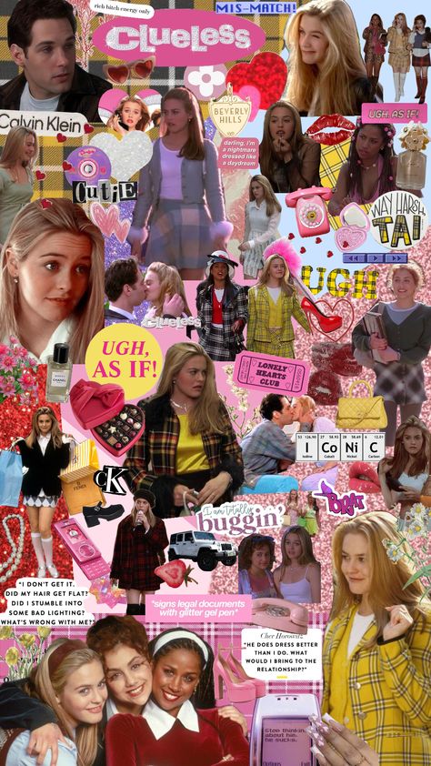 #clueless #cluelessmovie #cherhorowitz #pink #yellow Clueless Lifestyle, Y2k Sleepover, As If Clueless, Clueless Aesthetic, Clueless Movie, Clueless 1995, Cher Clueless, Maladaptive Daydreaming, Cher Horowitz