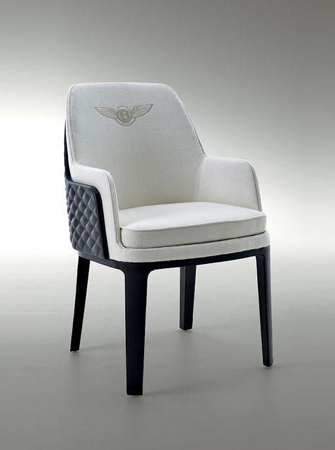 Kendal chair for Bentley Home www.luxurylivinggroup.com #Bentley #LuxuryLivingGroup Bentley Furniture, Bentley Logo, Dining Chair Makeover, Neoclassical Furniture, Deco Chairs, Luxury Dining Chair, Luxury Chairs, التصميم الخارجي للمنزل, Luxury Dining Room