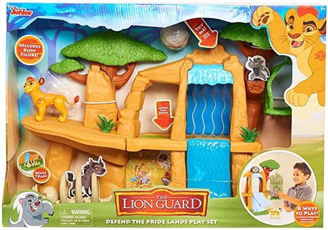 Amazon.com: Lion Guard Defend The Pride Lands Playset- Brown Mailer: Toys & Games Lion Guard Toys, African Jungle Animals, Lion Guard Party, Lion Guard Birthday, Lion King Toys, Lion Toys, Best Christmas Toys, Lion Birthday