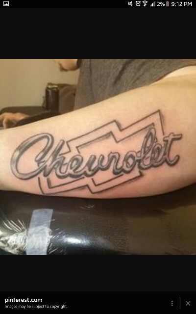 LOVE Chevy Tattoo For Men, Chevy Tattoo, Piston Tattoo, Tattoo Girl Wallpaper, Mechanic Tattoo, Tattoos For Lovers, Chevy Girl, Car Tattoos, Elephant Tattoos