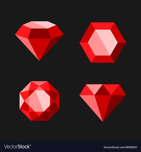 Ruby Painting, Ruby Drawing, Gem Drawing, Diamond Icon, Shape Vector, Diamond Vector, Cool Forearm Tattoos, Diamond Drawing, Barn Quilt Patterns