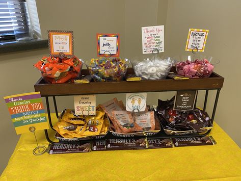 Appreciation Station, Staff Wellbeing, Staff Ideas, Customer Service Week, Sunshine Committee, Teacher Morale, Staff Lounge, Teacher Motivation, Pto Ideas