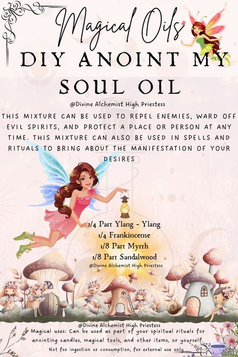 Magick Oil, Magic Oil, Essential Oil Perfumes Recipes, Best Essential Oil Diffuser, Spells And Rituals, Magickal Herbs, Essential Oils Guide, Magic Spell Book, Essential Oils Health