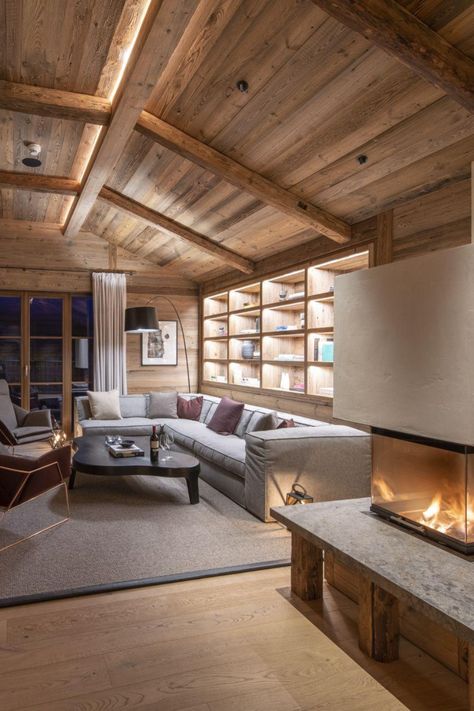 Luxury Chalet Interior, Ski Apartment, Luxury Chalet, Chalet Interior, Campbell River, Luxury Ski Chalet, Ski Chalets, Chalet Style, Luxury Ski